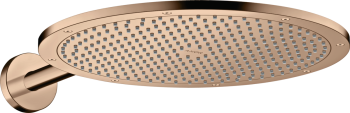 - AXOR ShowerSolutions Deszczownica prysznicowa 35 cm 1jet z ramieniem prysznicowym czerwony złoty polerowany 26034300 - 26034300 - Łazienki Szydłowski