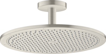 - AXOR ShowerSolutions Deszczownica prysznicowa 350 1jet z przyłączem sufitowym stal szlachetna optyczna 26035800 - 26035800 - Łazienki Szydłowski