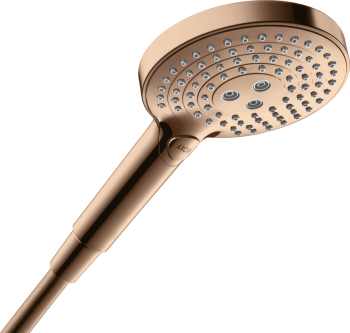 - AXOR ShowerSolutions Słuchawka prysznicowa 120 3jet czerwone złoto polerowane 26050300 - 26050300 - Łazienki Szydłowski