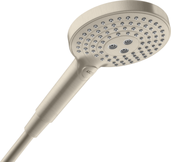 - AXOR ShowerSolutions Słuchawka prysznicowa 120 3jet nikiel szczotkowany 26050820 - 26050820 - Łazienki Szydłowski
