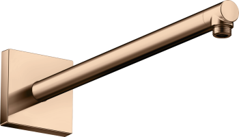 - AXOR ShowerSolutions Ramię prysznicowe 390 mm, kwadratowe czerwony złoty polerowany 26436300 - 26436300 - Łazienki Szydłowski