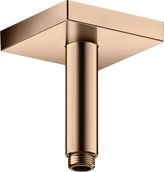 - AXOR ShowerSolutions Przyłącze sufitowe 10 cm, kwadratowe czerwony złoty polerowany 26437300 - 26437300 - Łazienki Szydłowski