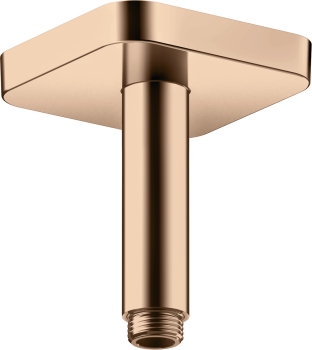 - AXOR ShowerSolutions Przyłącze sufitowe 100 mm, softsquare czerwone złoto polerowane 26965300 - 26965300 - Łazienki Szydłowski