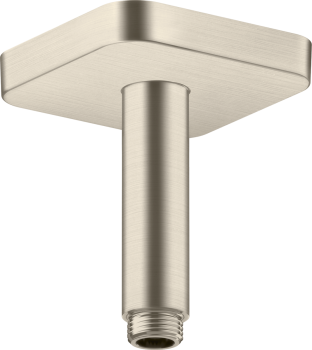- AXOR ShowerSolutions Przyłącze sufitowe 100 mm, softsquare nikiel szczotkowany 26965820 - 26965820 - Łazienki Szydłowski
