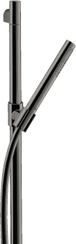 - AXOR Starck Zestaw prysznicowy 90 cm z główką prysznicową 1jet, Slim czarny chrom polerowany 27983330 - 27983330 - Łazienki Szydłowski