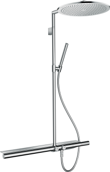 - AXOR ShowerSolutions Komplet prysznicowy 350 1jet z termostatem 800 chrom 27984000 - 27984000 - Łazienki Szydłowski