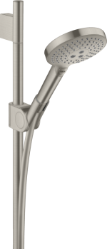 - AXOR Uno Zestaw prysznicowy 90 cm z główką prysznicową 120 3jet Stal Szlachetna Optyczna 27987800 - 27987800 - Łazienki Szydłowski