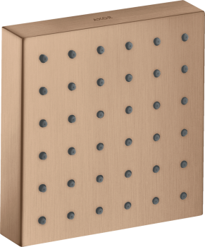  - AXOR ShowerSolutions Moduł prysznicowy 12 x 12 cm, kwadratowy, podtynkowy czerwone złoto szczotkowane 28491310 - 28491310 - Łazienki Szydłowski