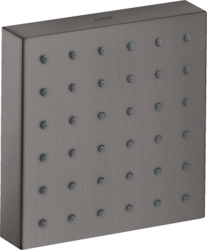 - AXOR ShowerSolutions Moduł prysznicowy 12 x 12 cm, kwadratowy, czarny chrom szczotkowany 28491340 - 28491340 U - Łazienki Szydłowski