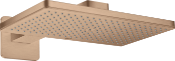 - AXOR ShowerSolutions Deszczownica prysznicowa 46 x 30 cm 1jet z ramieniem prysznicowym, rozeta softsquare czerwone złoto szczotkowane 35274310 - 35274310 - Łazienki Szydłowski