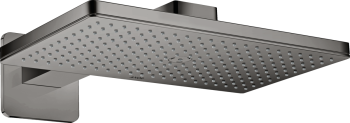 - AXOR ShowerSolutions Deszczownica prysznicowa 46 x 30 cm 1jet z ramieniem prysznicowym, czarny chrom polerowany 35274330 - 35274330 - Łazienki Szydłowski