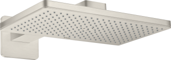 - AXOR ShowerSolutions Deszczownica prysznicowa 46 x 30 cm 1jet z ramieniem prysznicowym, rozeta softsquare stal szlachetna optyczna 35274800 - 35274800 - Łazienki Szydłowski