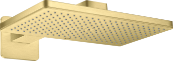 - AXOR ShowerSolutions Głowica prysznicowa 460/300 1jet z ramieniem prysznicowym, rozeta softsquare mosiądz szczotkowany 35274950 - 35274950 U - Łazienki Szydłowski