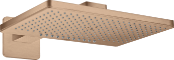 - AXOR ShowerSolutions Deszczownica prysznicowa 46 x 30 cm 2jet z ramieniem prysznicowym, rozeta softsquare czerwone złoto szczotkowane 35275310 - 35275310 - Łazienki Szydłowski
