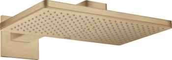 - AXOR ShowerSolutions Deszczownica 46 x 30 cm 1 jet z ramieniem prysznicowym, rozeta softsquare brąz szczotkowany 35278140 - 35278140 U - Łazienki Szydłowski