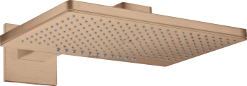 - AXOR ShowerSolutions Deszczownica prysznicowa 46 x 30 cm 2 jest z ramieniem prysznicowym, rozeta kwadratowa czerwone złoto szczotkowane 35280310 - 35280310 - Łazienki Szydłowski