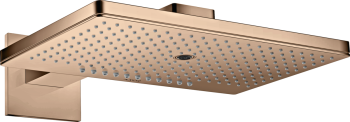  - AXOR ShowerSolutions Głowica prysznicowa 460/300 3 jet z ramieniem prysznicowym czerwone złoto polerowane 35282300 - 35282300 - Łazienki Szydłowski