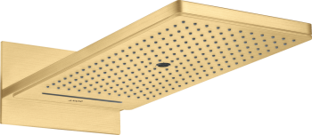 - AXOR ShowerSolutions Deszczownica prysznicowa 25 x 58 cm 3jet złoty optyczny szczotkowany 35283250 - 35283250 U - Łazienki Szydłowski
