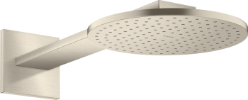 - AXOR ShowerSolutions Głowica prysznicowa 250 2jet z ramieniem prysznicowym nikiel szczotkowany 35296820 - 35296820 U - Łazienki Szydłowski