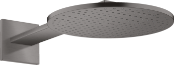 - AXOR ShowerSolutions Deszczownica 30cm 1jet z ramieniem prysznicowym Czarny Chrom Szczotkowany 35300340 - 35300340 - Łazienki Szydłowski