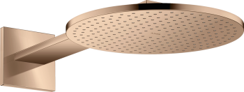  - AXOR ShowerSolutions Głowica prysznicowa 300 2jet z ramieniem prysznicowym czerwone złoto polerowane 35303300 - 35303300 - Łazienki Szydłowski
