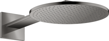 - AXOR ShowerSolutions Deszczownica prysznicowa 30 cm 2jet z ramieniem prysznicowym czarny chrom polerowany 35303330 - 35303330 - Łazienki Szydłowski