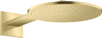 - AXOR ShowerSolutions Głowica prysznicowa 300 2jet z ramieniem prysznicowym mosiądz szczotkowany 35303950 - 35303950 U - Łazienki Szydłowski