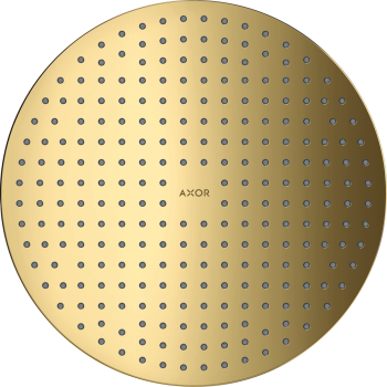 - AXOR ShowerSolutions Deszczownica 30cm 2jet do montażu w suficie złoty optyczny polerowany 35305990 - 35305990 - Łazienki Szydłowski