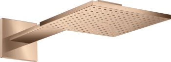  - AXOR ShowerSolutions Deszczownica prysznicowa 25 x 25 cm 1jet z ramieniem prysznicowym czerwone złoto polerowane 35306300 - 35306300 - Łazienki Szydłowski