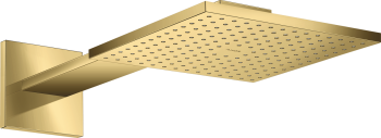 - AXOR ShowerSolutions Deszczownica 25 x 25 cm 1jet z ramieniem prysznicowym złoty optyczny polerowany 35306990 - 35306990 U - Łazienki Szydłowski