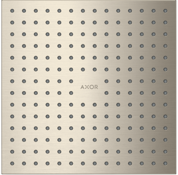 - AXOR ShowerSolutions Deszczownica prysznicowa 25 x 25 cm 2jet do montażu w suficie nikiel szczotkowany 35313820 - 35313820 - Łazienki Szydłowski