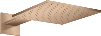  - AXOR ShowerSolutions Deszczownica prysznicowa 30 x 30 cm 1jet z ramieniem prysznicowym czerwone złoto szczotkowane 35314310 - 35314310 - Łazienki Szydłowski