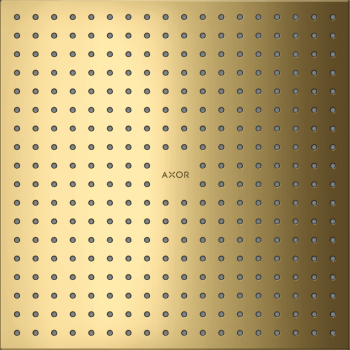 - AXOR ShowerSolutions Deszczownica 30 x 30cm 2jet do montażu w suficie złoty optyczny polerowany 35321990 - 35321990 - Łazienki Szydłowski