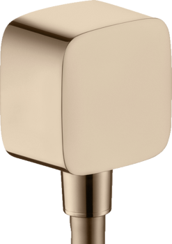 - AXOR ShowerSolutions Przyłącze węża, softsquare Czerwony Złoty Polerowany 36731300 - 36731300 - Łazienki Szydłowski
