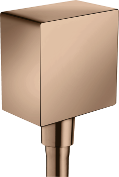 - AXOR ShowerSolutions Przyłącze węża kwadratowe czerwone złoto polerowane 36732300 - 36732300 - Łazienki Szydłowski