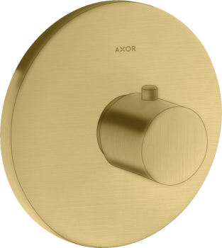  - AXOR Uno Bateria termostatyczna HighFlow, podtynkowa złoty optyczny szczotkowany 38715250 - 38715250 - Łazienki Szydłowski