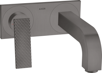  - AXOR Citterio Jednouchwytowa bateria umywalkowa z wylewką 220 mm i płytką, ścienna, podtynkowa, cięcie rombowe 39171340 - 39171340 - Łazienki Szydłowski