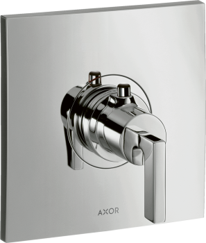 - AXOR Citterio Bateria termostatyczna HighFlow z uchwytem jednoramiennym, podtynkowa chrom 39711000 - 39711000 - Łazienki Szydłowski