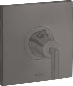  - AXOR Citterio Bateria termostatyczna HighFlow z uchwytem jednoramiennym, podtynkowa czarny chrom szczotkowany 39711340 - 39711340 - Łazienki Szydłowski