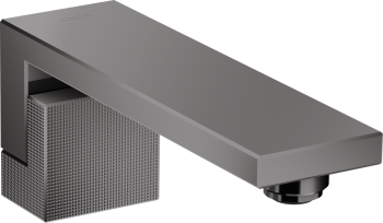 - AXOR Edge Wylewka wannowa, szlif diamentowy czarny chrom polerowany 46411330 - 46411330 - Łazienki Szydłowski