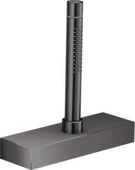 - AXOR Edge Zestaw słuchawki prysznicowej do montażu na brzegu wanny, sBox czarny chrom polerowany 46470330 - 46470330 - Łazienki Szydłowski