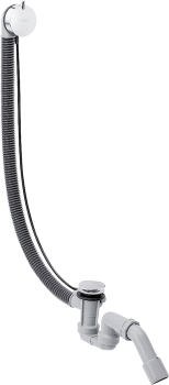 - AXOR Kompletny syfon wannowy z przelewem, specjalny chrom 58318000 - 58318000 - Łazienki Szydłowski