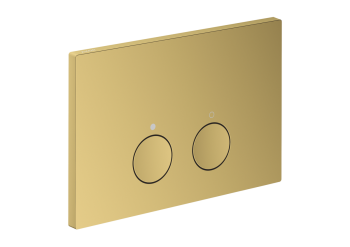 - AXOR FlushPlate Przycisk spłukujący złoty optyczny polerowany 42530990 - 42530990 - Łazienki Szydłowski