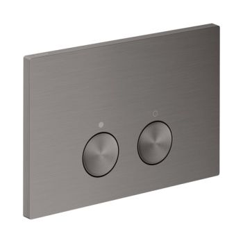 - AXOR FlushPlate Przycisk spłukujący czarny chrom szczotkowany 42530340 - 42530340 - Łazienki Szydłowski
