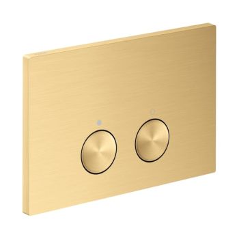 - AXOR FlushPlate Przycisk spłukujący złoty optyczny szczotkowany 42530250 - 42530250 - Łazienki Szydłowski