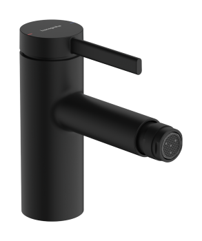 - HANSGROHE Zesis S bateria bidetowa z metalowym kompletem odpływowym z cięgłem czarny mat 74201670 - 74201670 - Łazienki Szydłowski