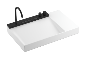  - HANSGROHE Avalegra AquaUnit Umywalka wisząca 78 x 47,5cm czarny mat 22473670 - 22473670 - Łazienki Szydłowski