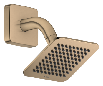  - AXOR Citterio C Deszczownica prysznicowa 12 x 12cm 1jet z ramieniem prysznicowym brąz szczotkowany 28810140 - 28810140 - Łazienki Szydłowski