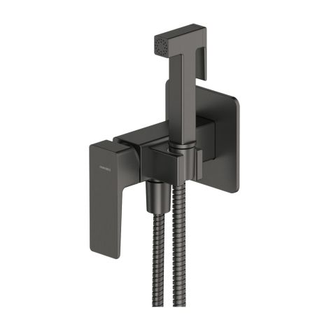 - OMNIRES PARMA system bidetowy podtynkowy, grafit szczotkowany SYSPMBI2GR - SYSPMBI2GR - Łazienki Szydłowski