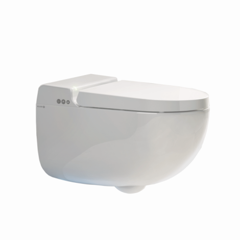 - KLUDI CLEANTRONIC toaleta z funkcją bidetu ścienna biały połysk 16WCW0143 - 16WCW0143 - Łazienki Szydłowski